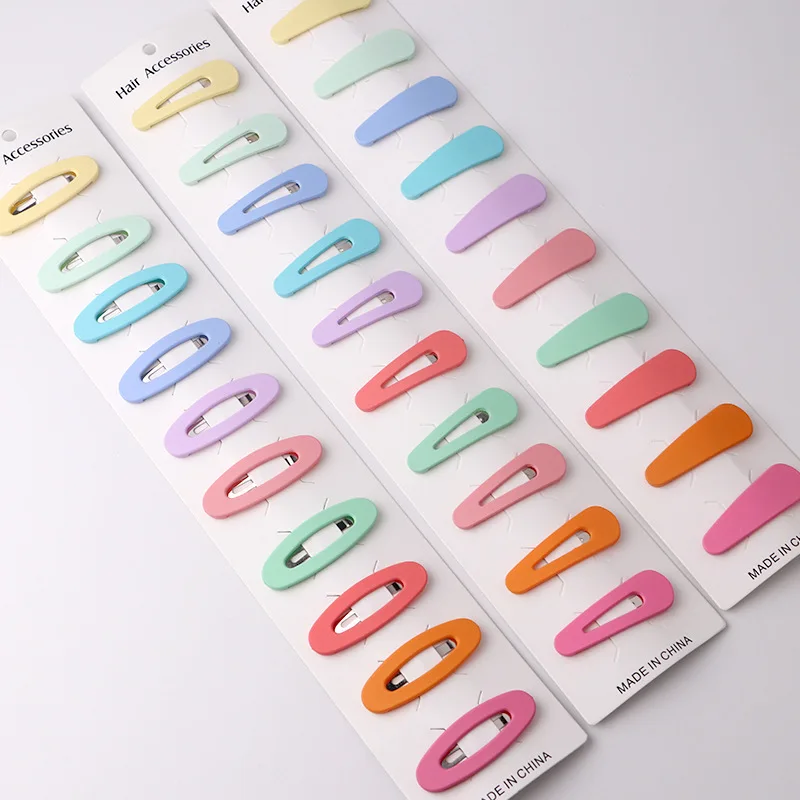 10 шт./набор детские заколки для волос в форме сердца