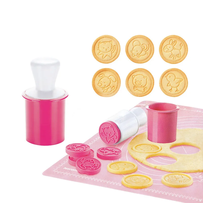 7 шт./компл. силиконовые пасхальные формочки для печенья в виде кролика