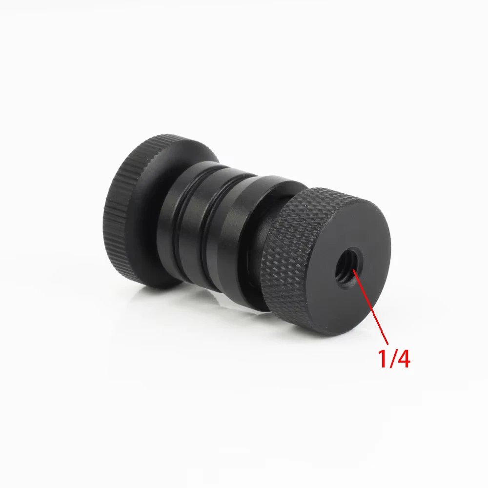 Фото Мини-быстросъемное крепление для микрофона для камеры Pro Pole Rod Recorder, штатив, от 1/4 до наружной резьбы 1/4-20 шт. №1