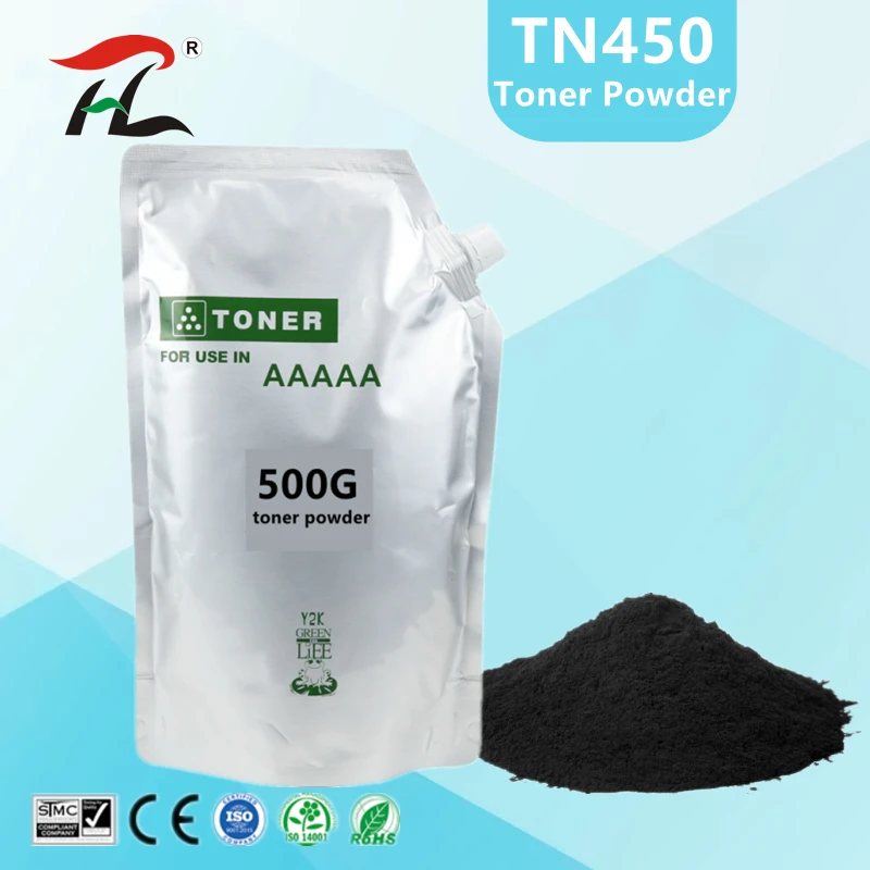 

Compatible 500g Toner powder TN450 TN420 for Brother HL-2220/2230/2240D/2242D/2250DN/2270DW;MFC-7290/7360/7362/7460DN/7860DW