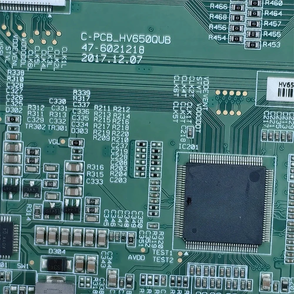 Фото 47-6021218 HV650QUBN90 C-PCB_HV650QUB Плата T-CON (логическая плата) для 65-дюймовых телевизоров H65A6140 E4ST6519RKU W65 65PFL5604/F7 D65-F1 E65-F1 65R6E1 №2