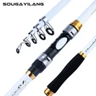 Sougayilang портативная телескопическая удочка 2,1-3,6 м, удочка для приманки, карбоновая удочка, Спиннинг для форели, карпа, снасти