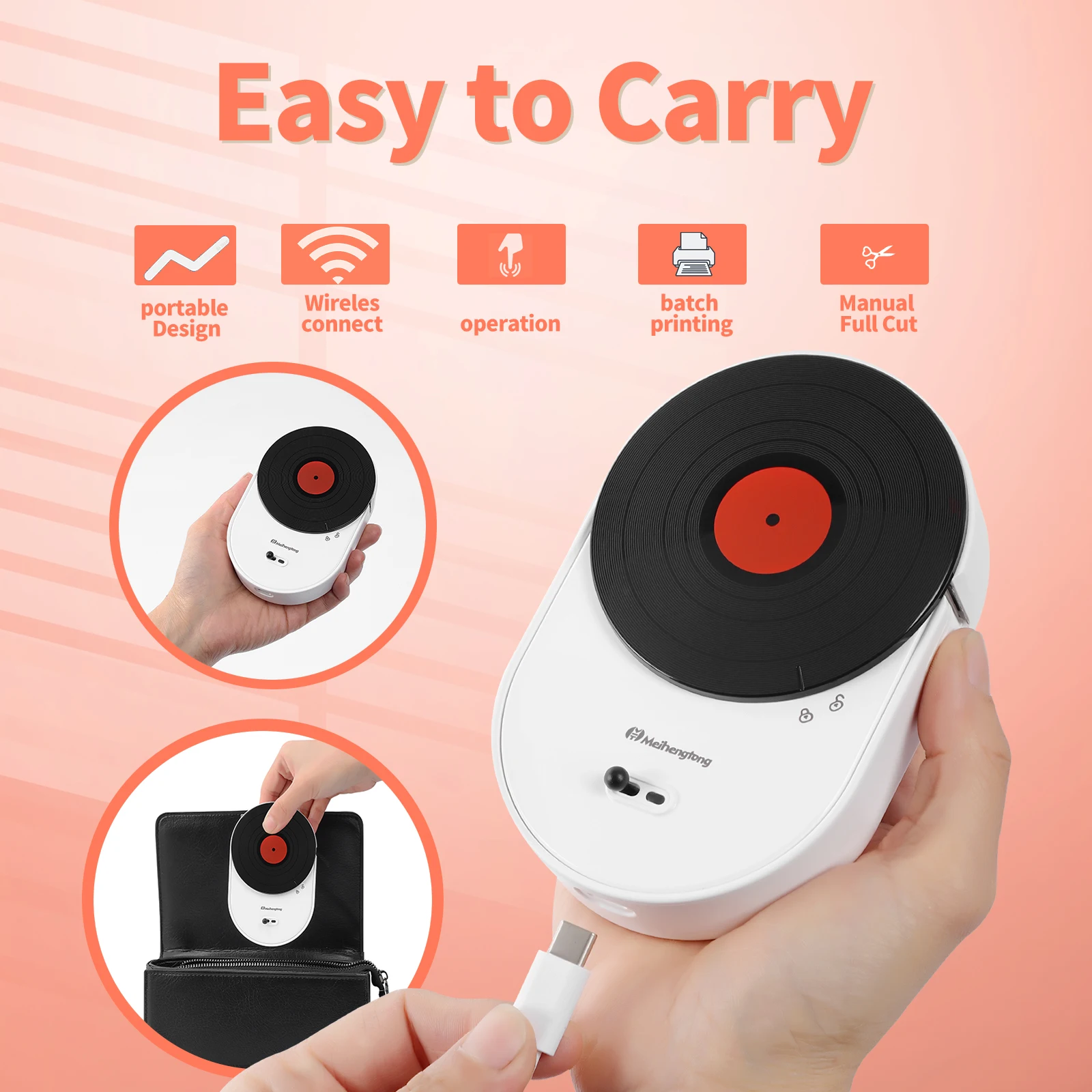 Milestone Minimalist mini Labeling Machine Sticking Labels Supermarket Items Convenient Printer To Paste Barcode Classification - купить по