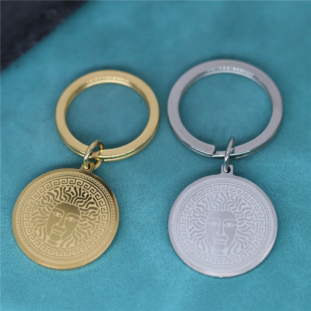 Брелок для ключей Nedar с мифологией подвеска Медуза горгон старинный языческий