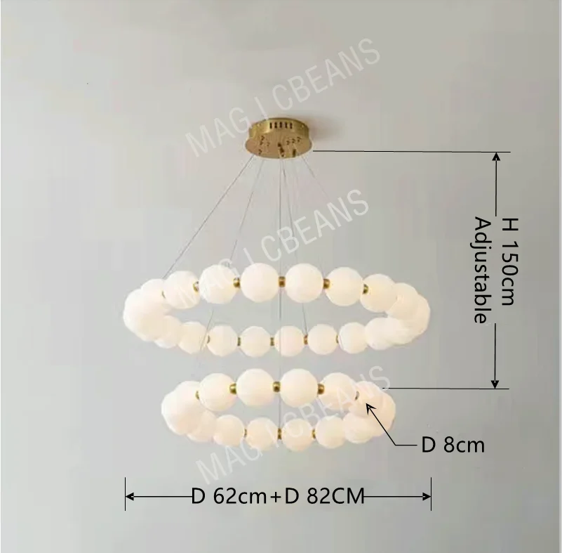 

Подвесная люстра MAG I CBEANS Magic Bean золотая
