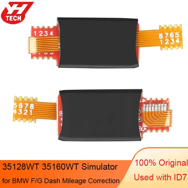 

Чип симулятора Yanhua 35128WT 35160WT (в комплект входят) 5 В No 8 контактов) для BMW F/G коррекции пробега приборной панели, используемый с фильтром Yanhua ID7