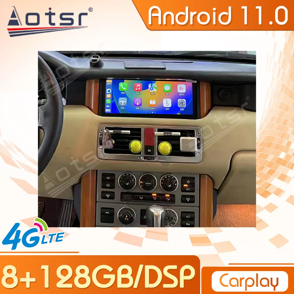

Автомагнитола на Android 11 с Bluetooth для Land Range Rover V8 L322 4G, приемник для воспроизведения видео, центральный мультимедийный плеер, стерео головное устройство