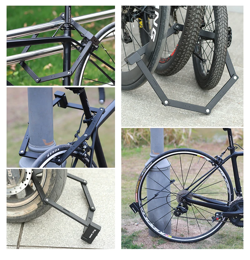 Новый велосипедный замок складной MTB дорожный противоугонный скутер