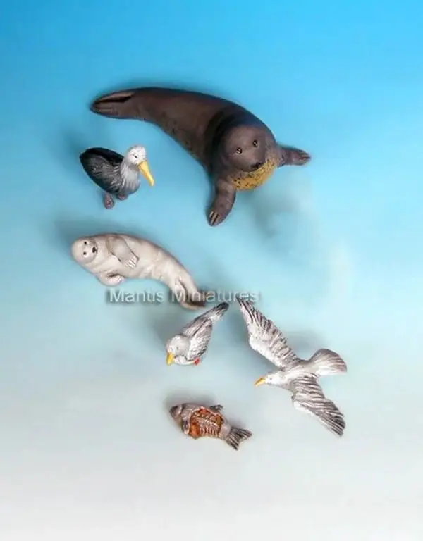 

1:35 Die-casting Resin Small Animal Scene Layout Model Assembly Kit Name B98