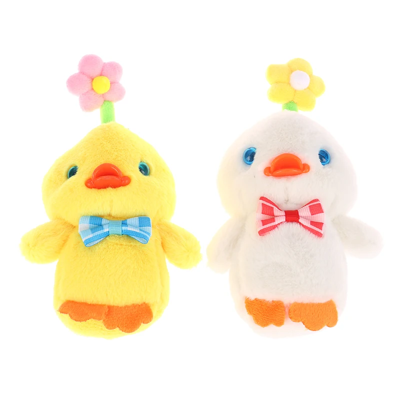 

1Pc Plush Animals Cartoon Lovely Chicken Doll Keychain Car Bag Accessory Cute Plush Boy Girl Couple Keyring Lover Pendant 12cm