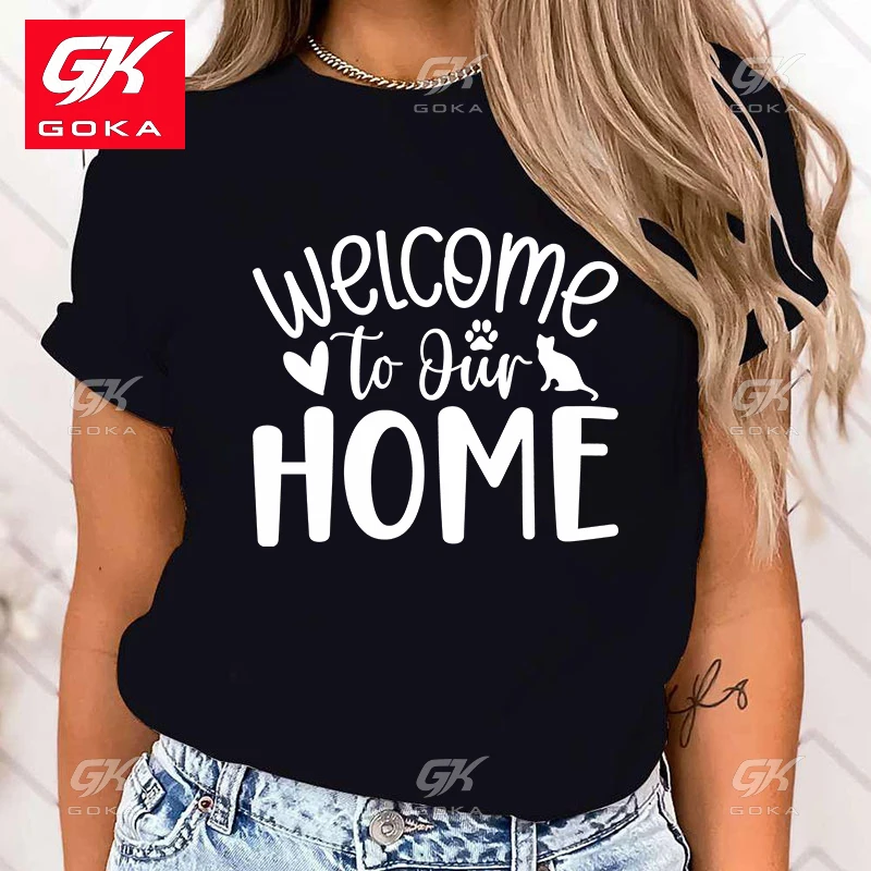 Женские футболки GOKA из хлопка