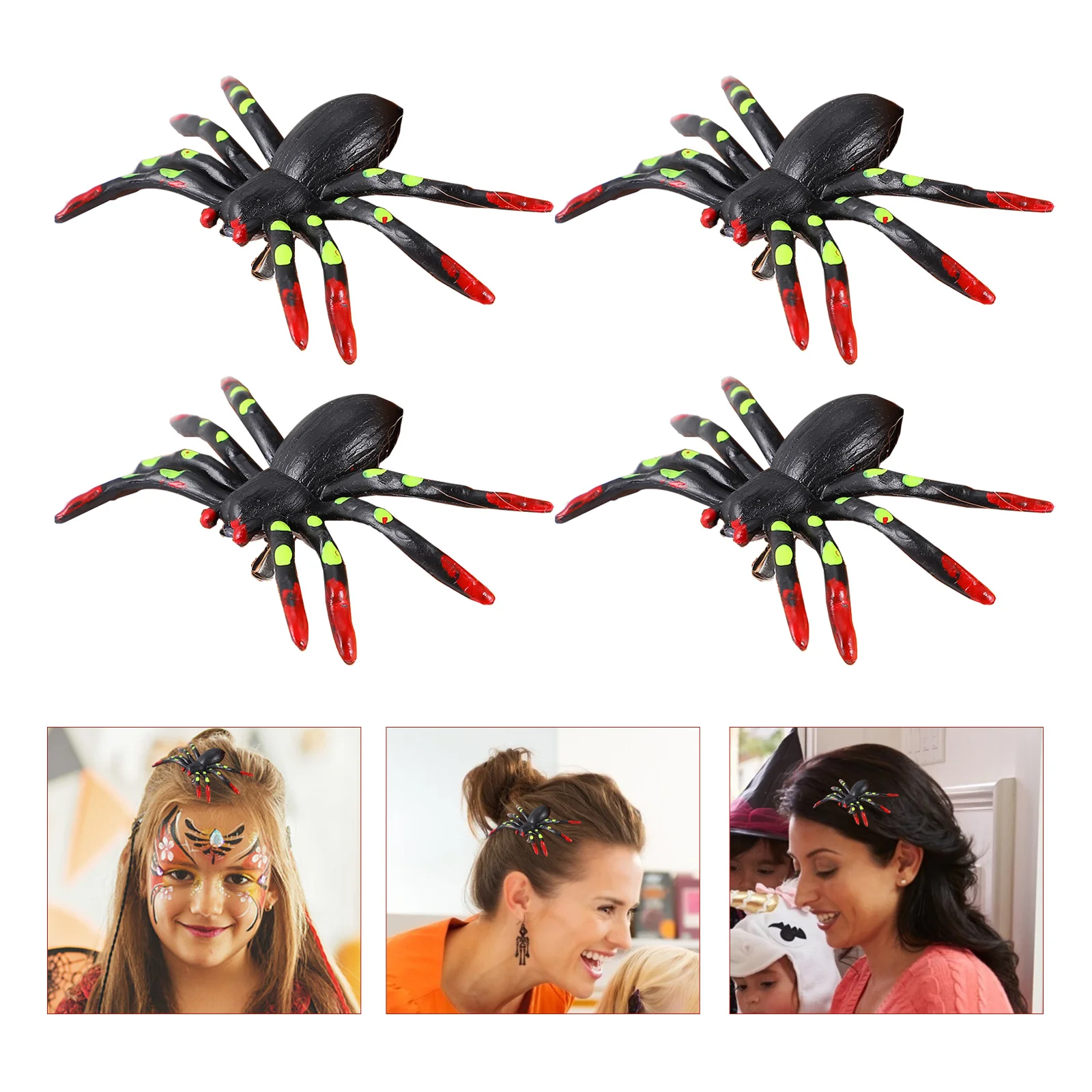 

Hair Spidergothic Clips Web Hairpins Barrettes Accessories Clipduckbill Barrette Horror Headpiece Hairpin Headdress Spooky