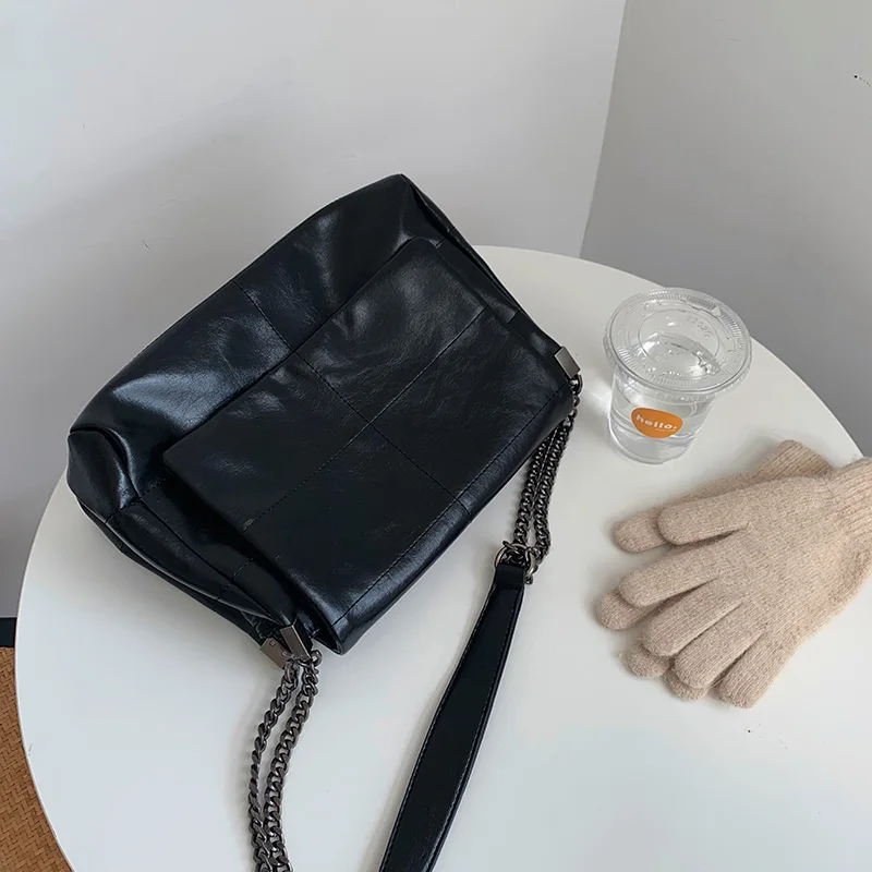 Luxury Handbags Women Bags Designer Bag Ladies Chic PU Leather Stylish Shoulder Bag 2022 New Large Capacity Chain Tote Bag