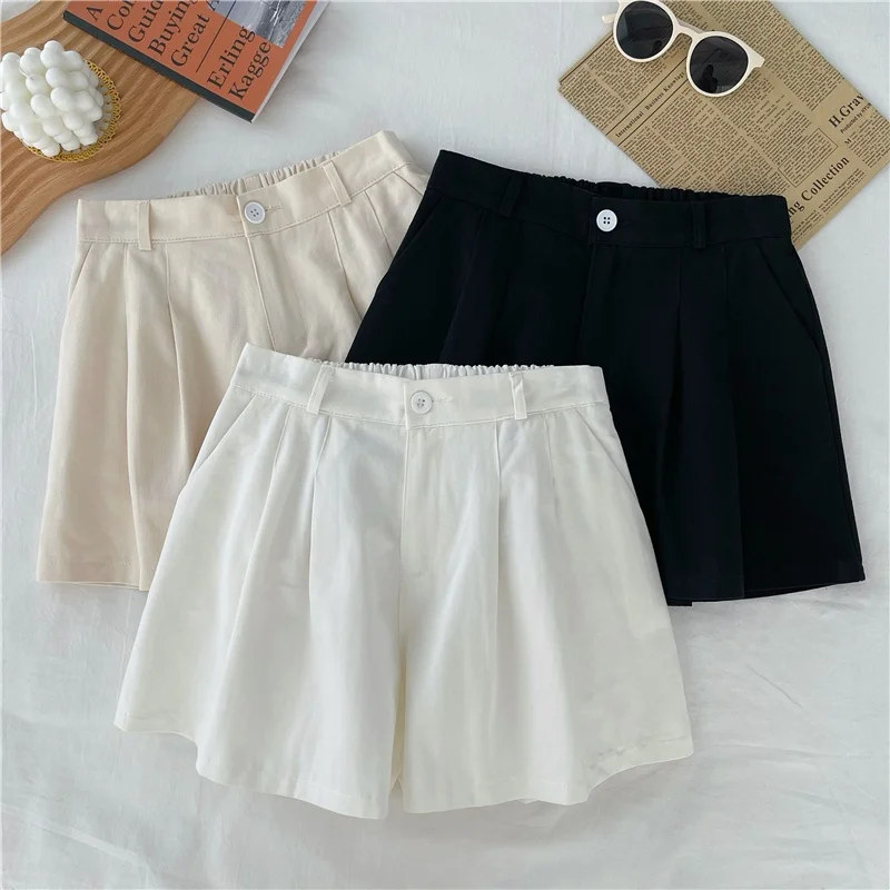 

Женские повседневные широкие шорты с высокой талией