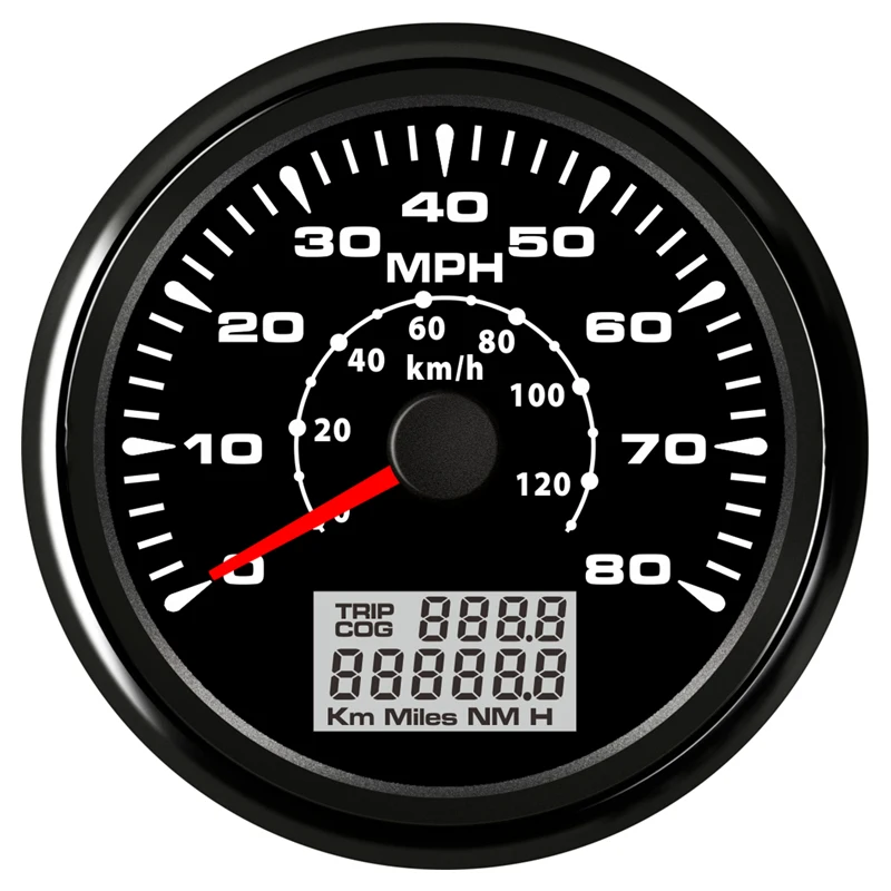 Автоматическая настройка 0-80 миль в час GPS-скоростники датчики 85 мм 0-120 км/ч