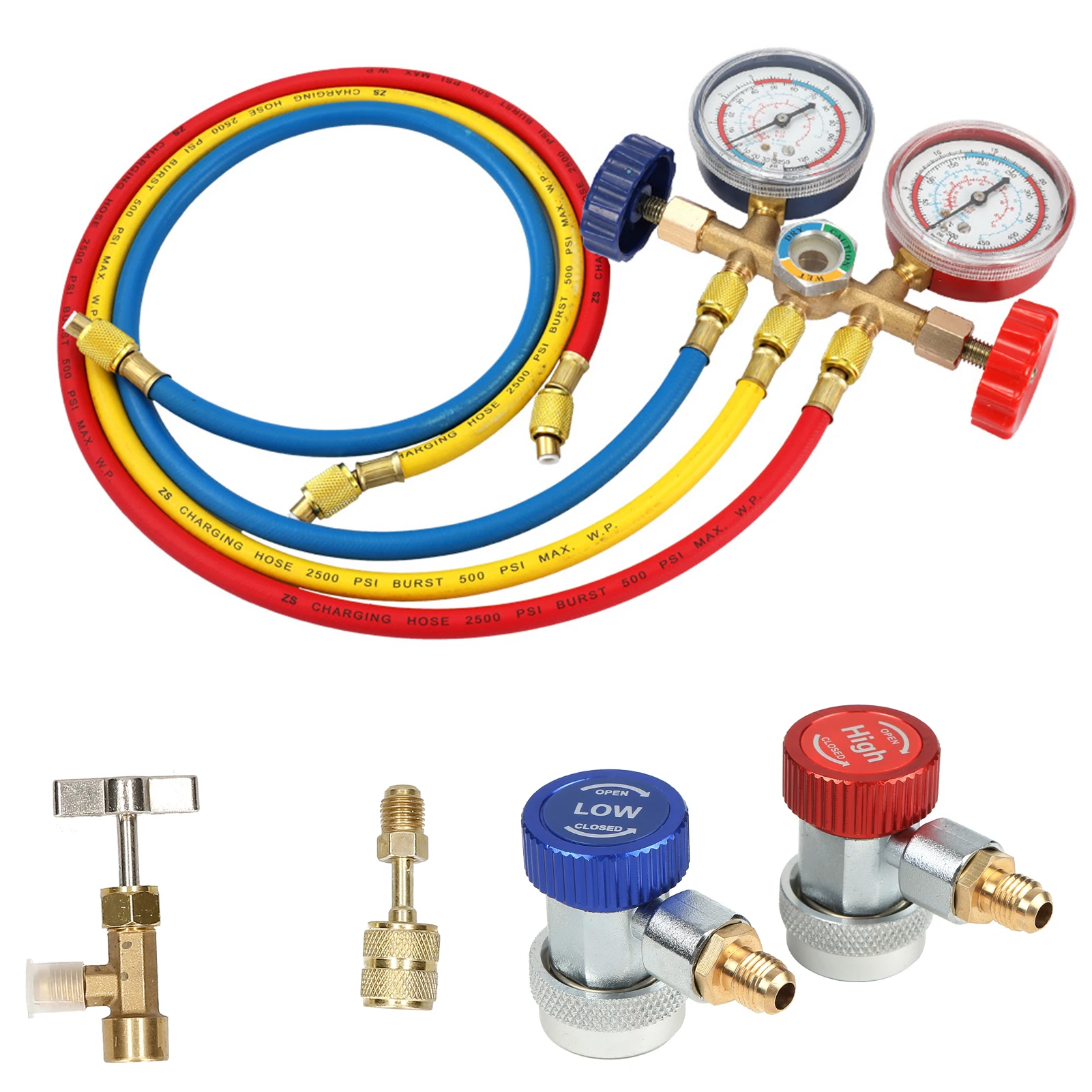 Манометр фреон r134a для системы кондиционирования воздуха барометр манометры