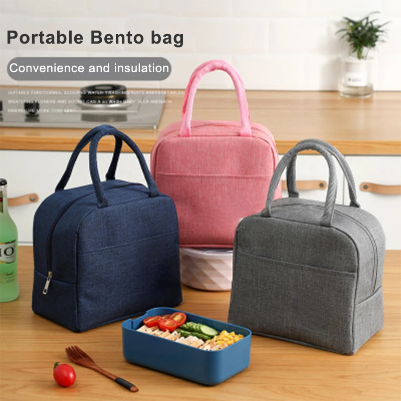 

Portable Cooler Bag Ice Pack Lunch Box Insulation Package Insulated Thermal Food Picnic Bags Pouch For Women Girl Kids Children