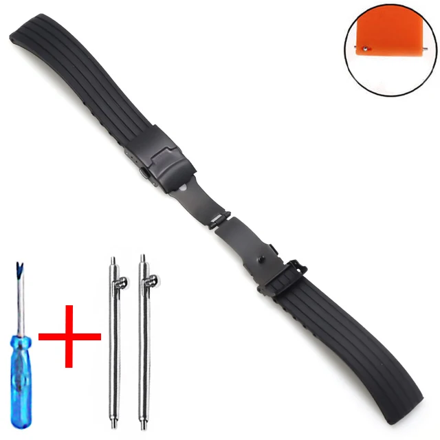 20mm 22mm Quick Release Silicone Watch Bands For Samsung Active 43mm 47mm for Fossil Watch Strap 18mm 24mm Rubber Sport Bands