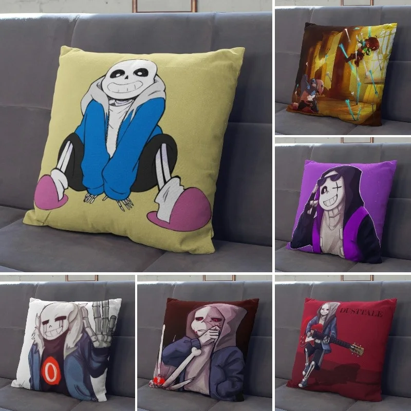 Наволочки с рисунком из аниме Undertale Sans наволочка для домашнего дивана чехол