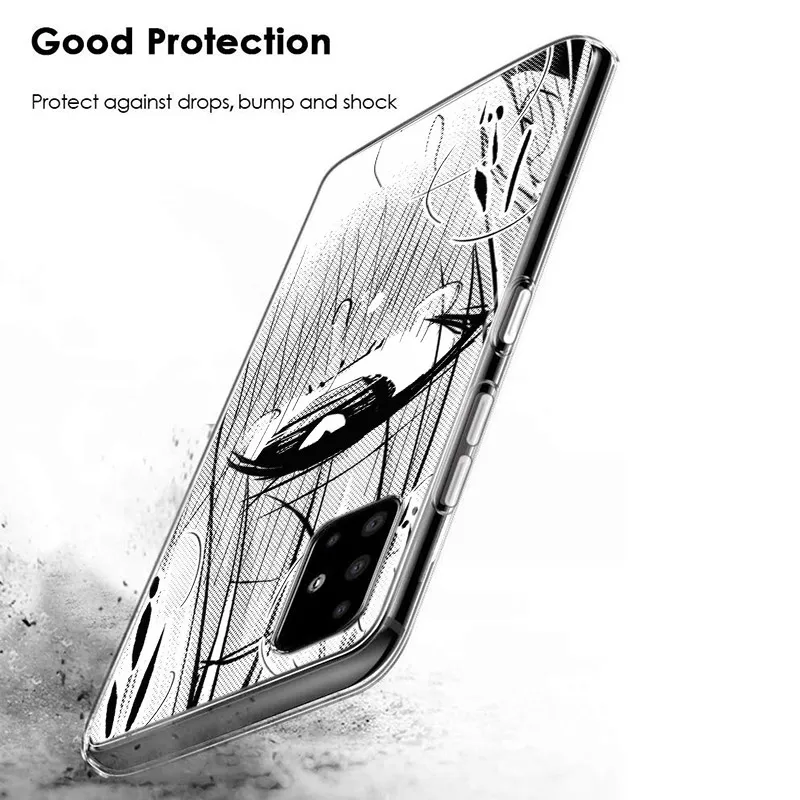 Японские лица аниме девушки для Samsung Galaxy S22 Pro S21 S20 FE Ultra S10 S10E Lite S9 S8 Plus S7 S6 Edge мягкий