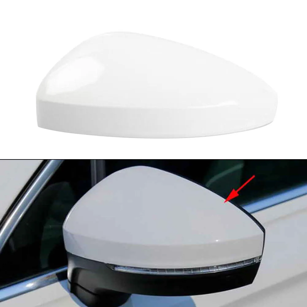 

Car Driver Passenger Side Rear Mirror Cover Cap White Rearview Mirror Cap Wing Mirror Cover 5NN857538 For MK2 2017-2020