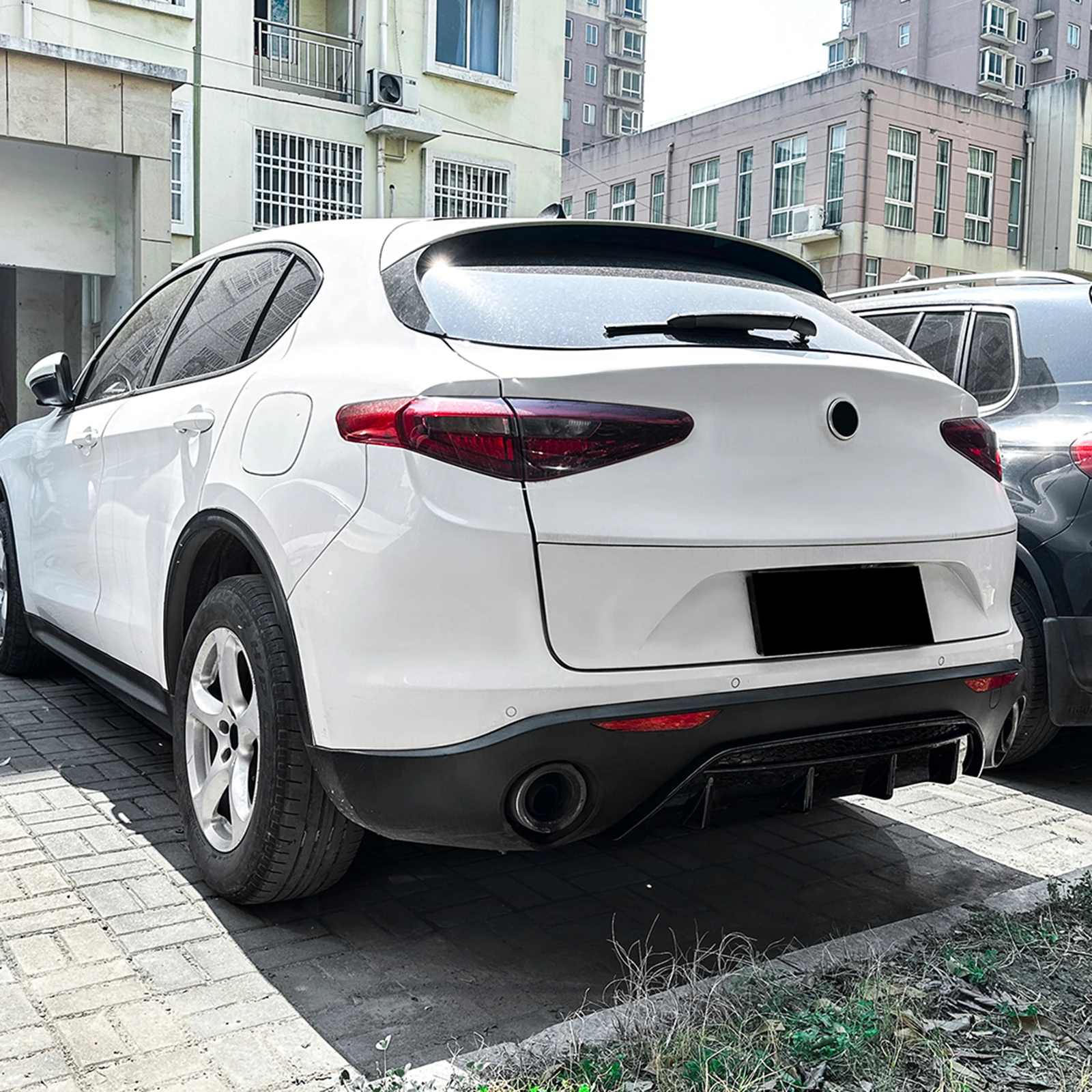 Кронштейн заднего бампера автомобиля, нижний спойлер, сплиттер для Alfa Romeo Stelvio 2017-2024 (art.: 3920cd5e26b54) - 3920cd5e26b54