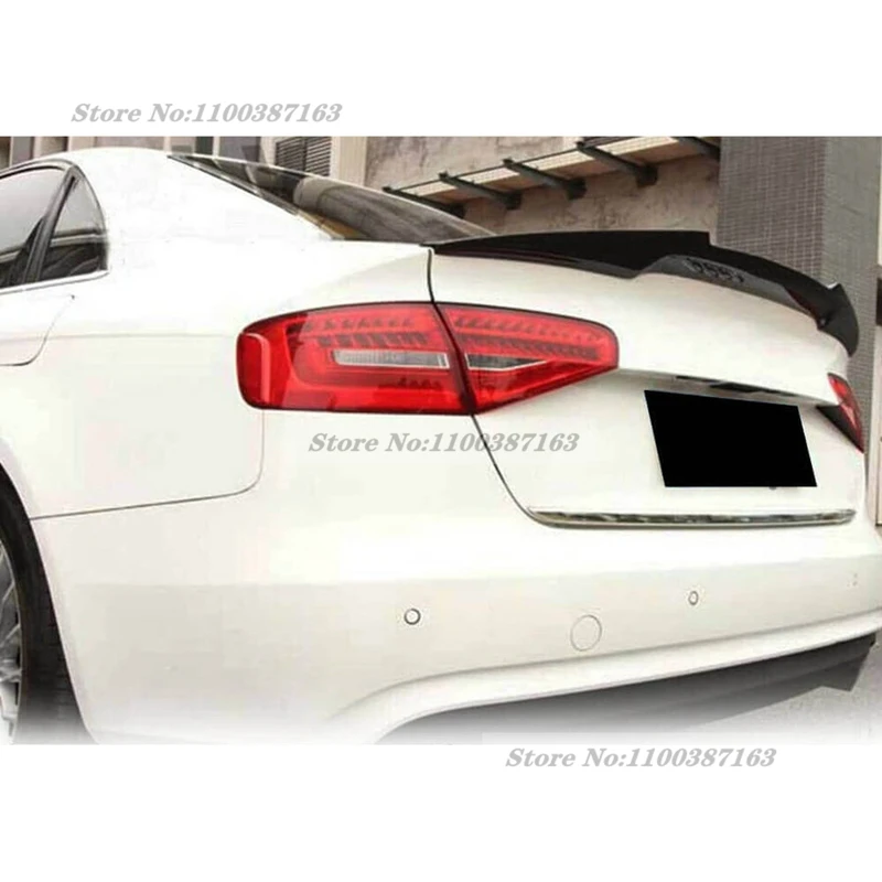 Высококачественный задний спойлер из АБС-материала M4 для Audi A4 B8.5 2013 2014 2015 2016 2017 2018