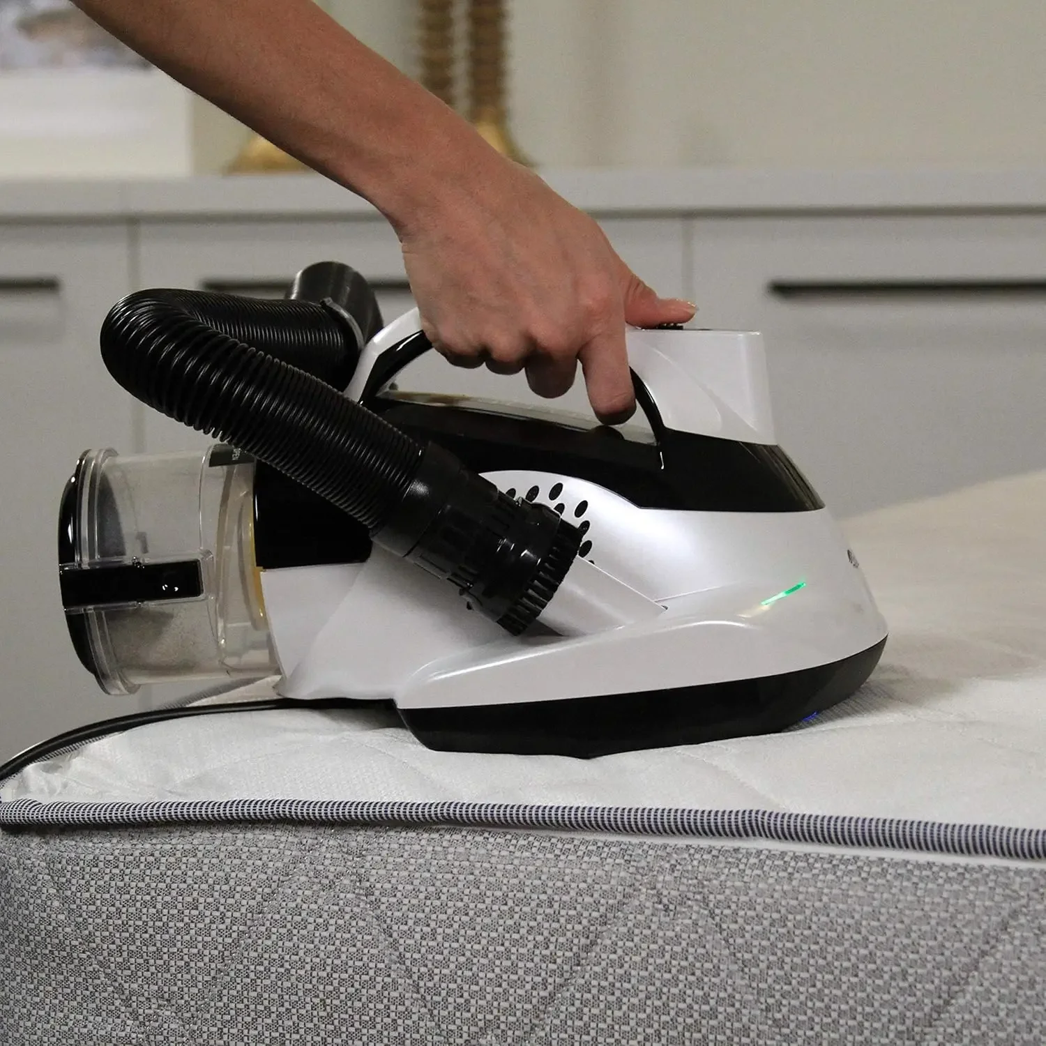 Ручной вакуумный фильтр и дезинфицирующее средство для ткани — щетка с двумя