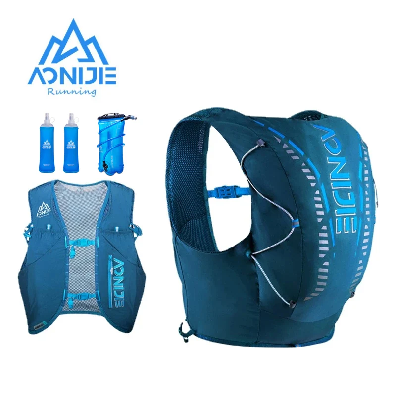 AONIJIE 12L Sports Off Road Backpack Cross Country Running Hydration Pack Bag Vest For Hiking Trail Cycling Marathon Race