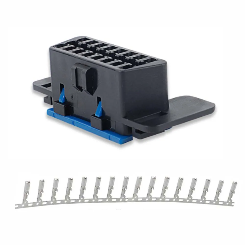 OBD Female Connector Applicable Customized Wholesale OBD2 16PIN Pin Adapter for Chevrolet Automobile Diagnostic Tool Plug | Автомобили и