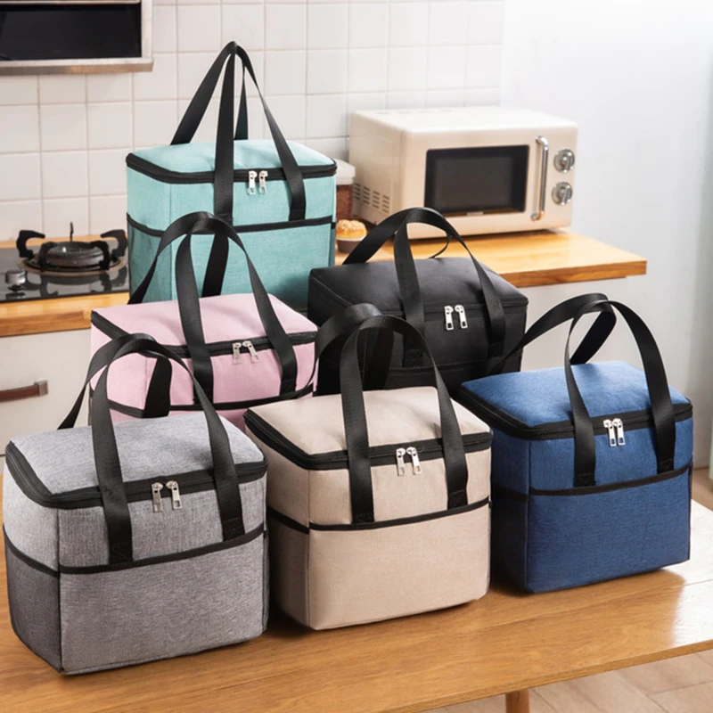 

Waterproof Portable Lunch Bag Cationic Large Thermal Insulation Bag Ice Bags Thickened Large-Capacity Lunch Box Bags Picnic Bag