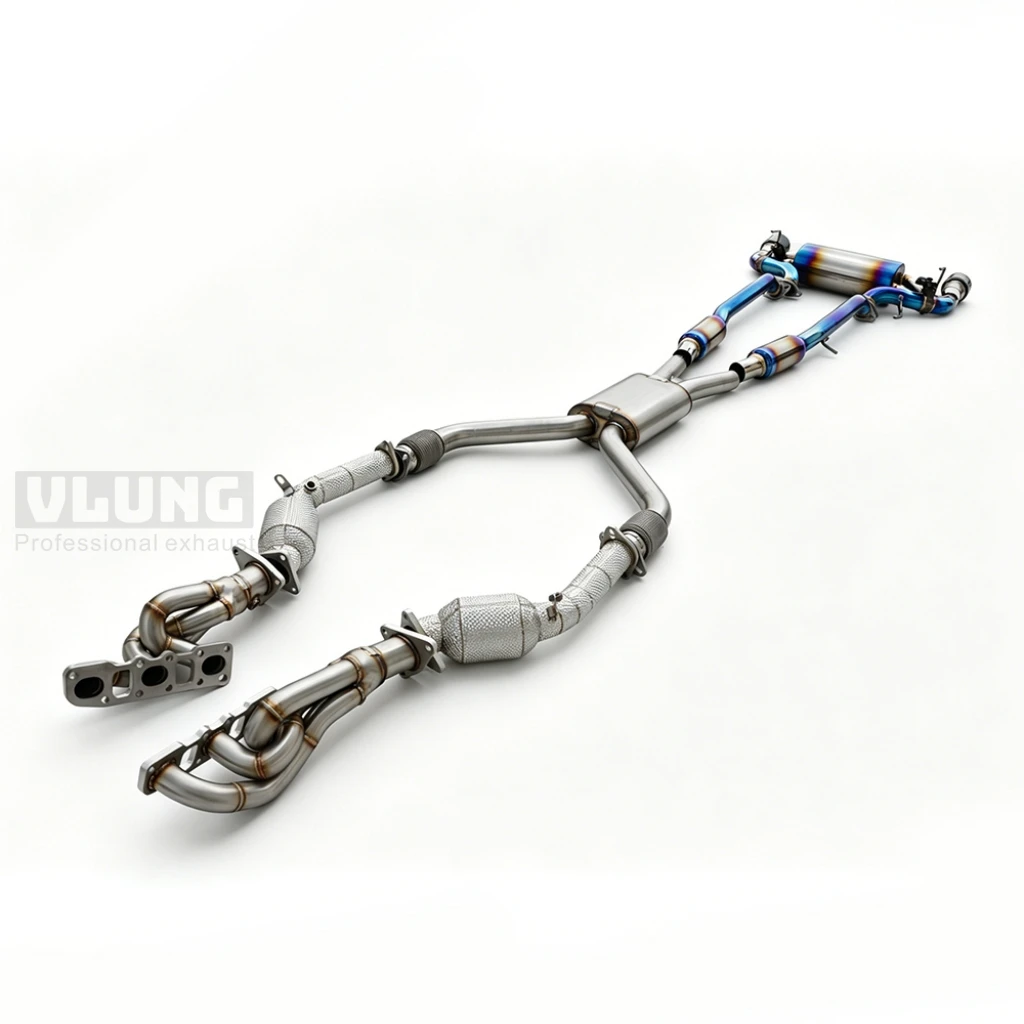 Выхлопная система из титанового сплава для Infiniti QX70 3.53.7L V6 2004-2019: легкая, высокопроизводительная (art.: 3920daa7276bc) - 3920daa7276bc