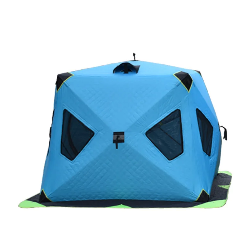 

Ultralarge 200X200X175cm Automatic 3-4 Person Use Winter Keep Warm Thickened Cotton Ice Fishing Outdoor Portable Camping Tent
