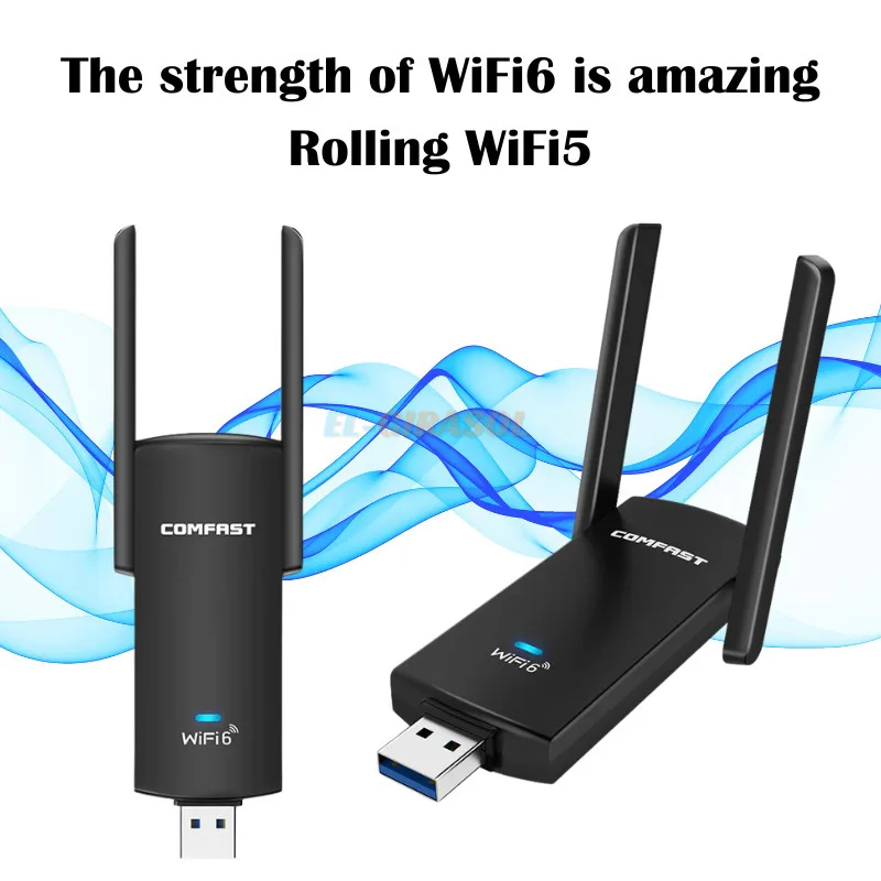COMFAST CF-953AX Wi-Fi6 USB-адаптер Беспроводная сетевая карта Приемник Гигабитный