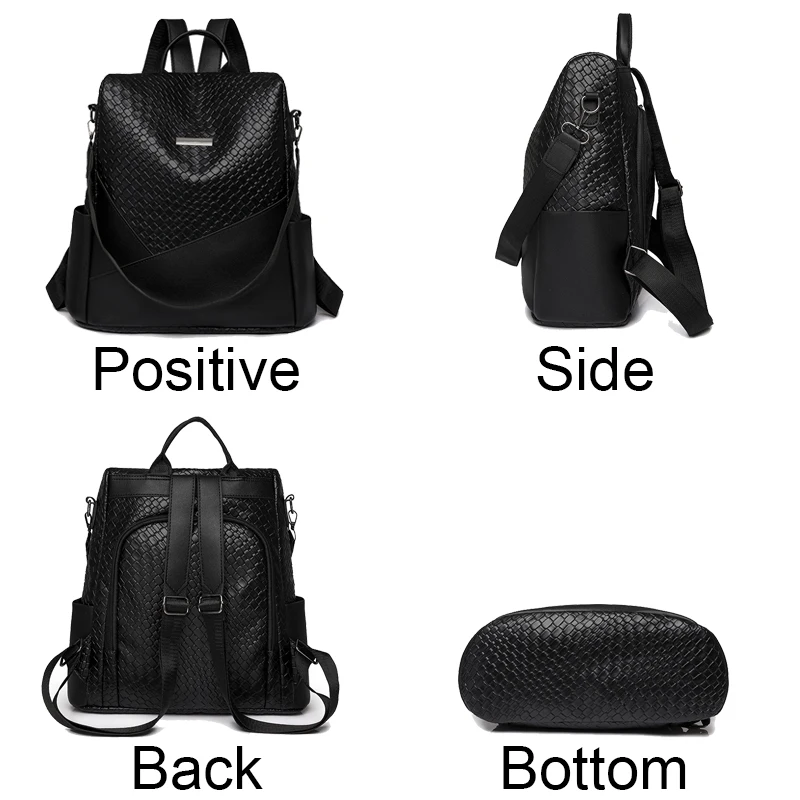 Женский вместительный рюкзак кошельки Высококачественная кожаная женская