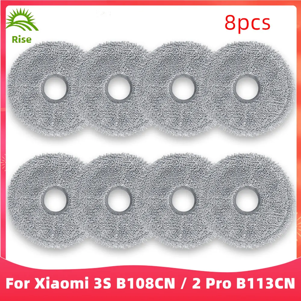 Швабра для робота-пылесоса Xiaomi Mijia 3S B108CN/B113CN, насадка с фильтром и основной боковой щеткой, аксессуары, запасные части