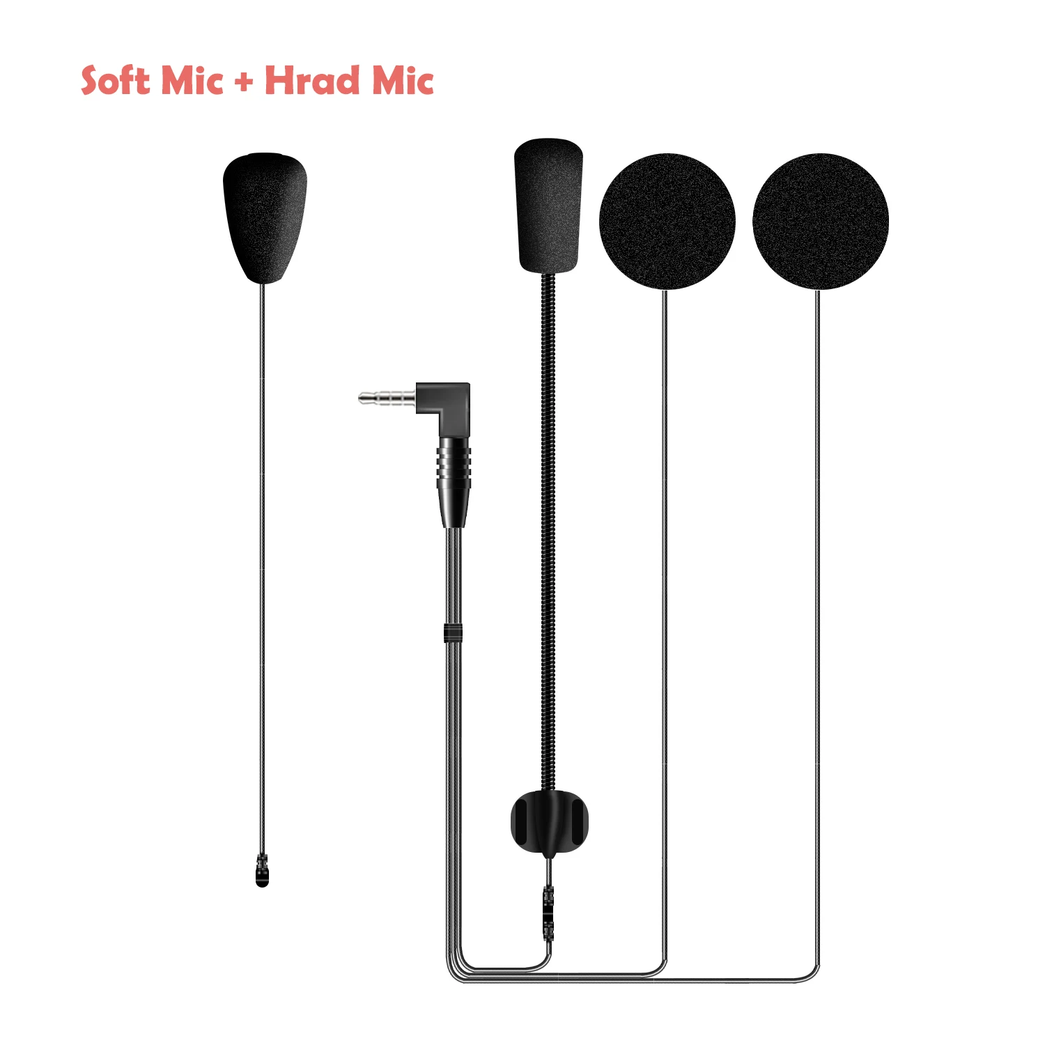 

Микрофон Fodsports V6S для V6S, мягкий твердый микрофон для V6S (без внутренней связи)