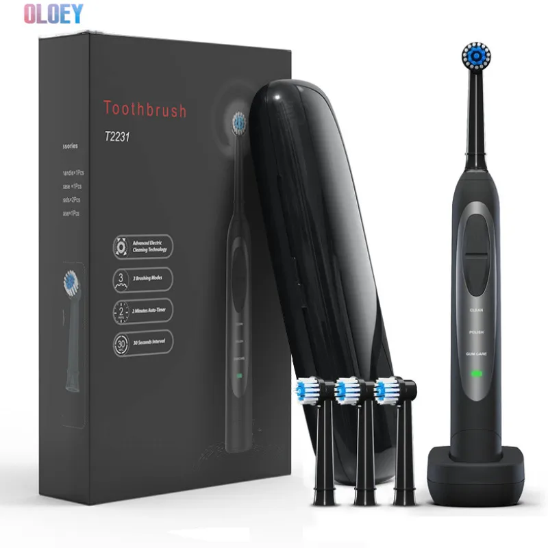 T2231 Electric Toothbrush Oral Care CrossAction Pressure Sensor Artificial Intelligence 360 Degree Rotating Toothbrush Sonic