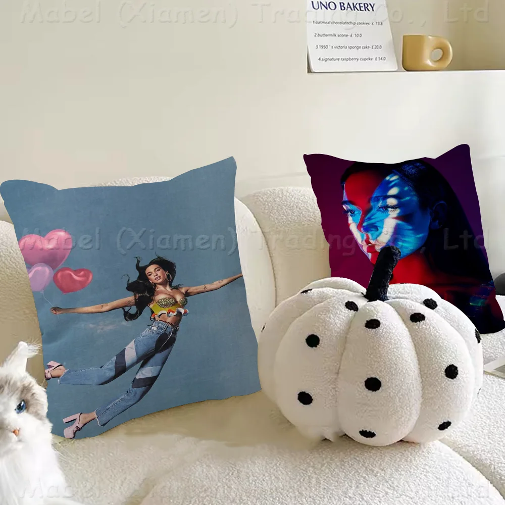 Певица D-Dua L-Lipas крутая наволочка Toon подарок чехол для подушки спальня домашний