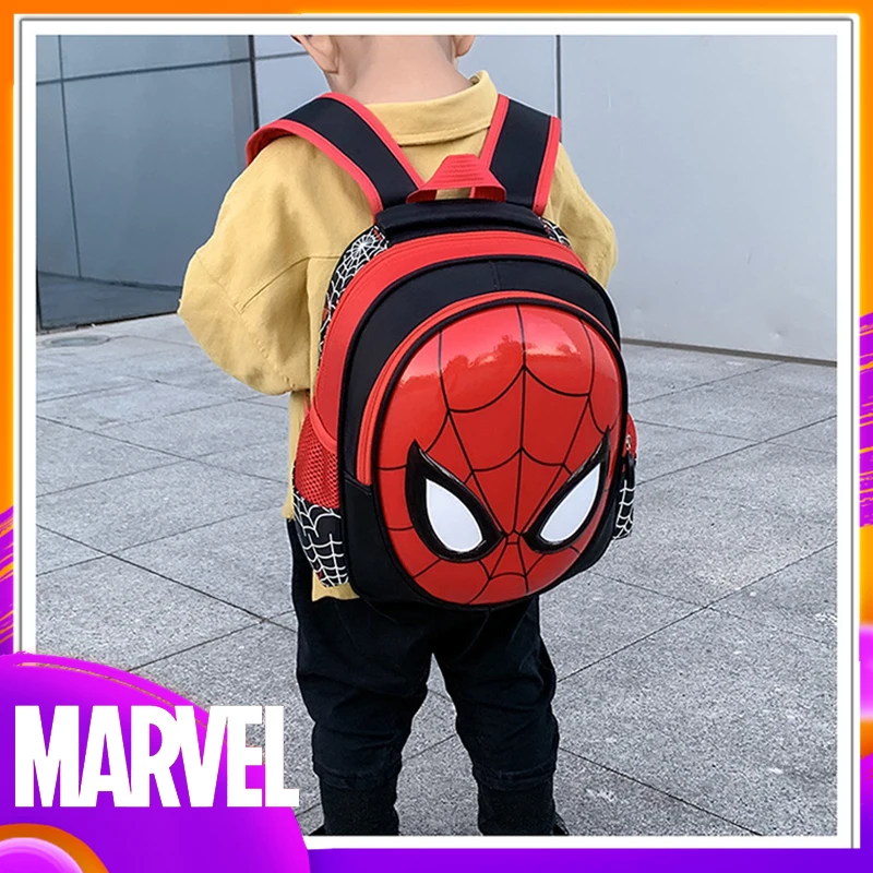 

Рюкзак Marvel «Человек-паук» для детского сада, милый школьный ранец с героями мультфильмов для мальчиков и девочек, вместительная сумка на плечо, детский подарок на день рождения