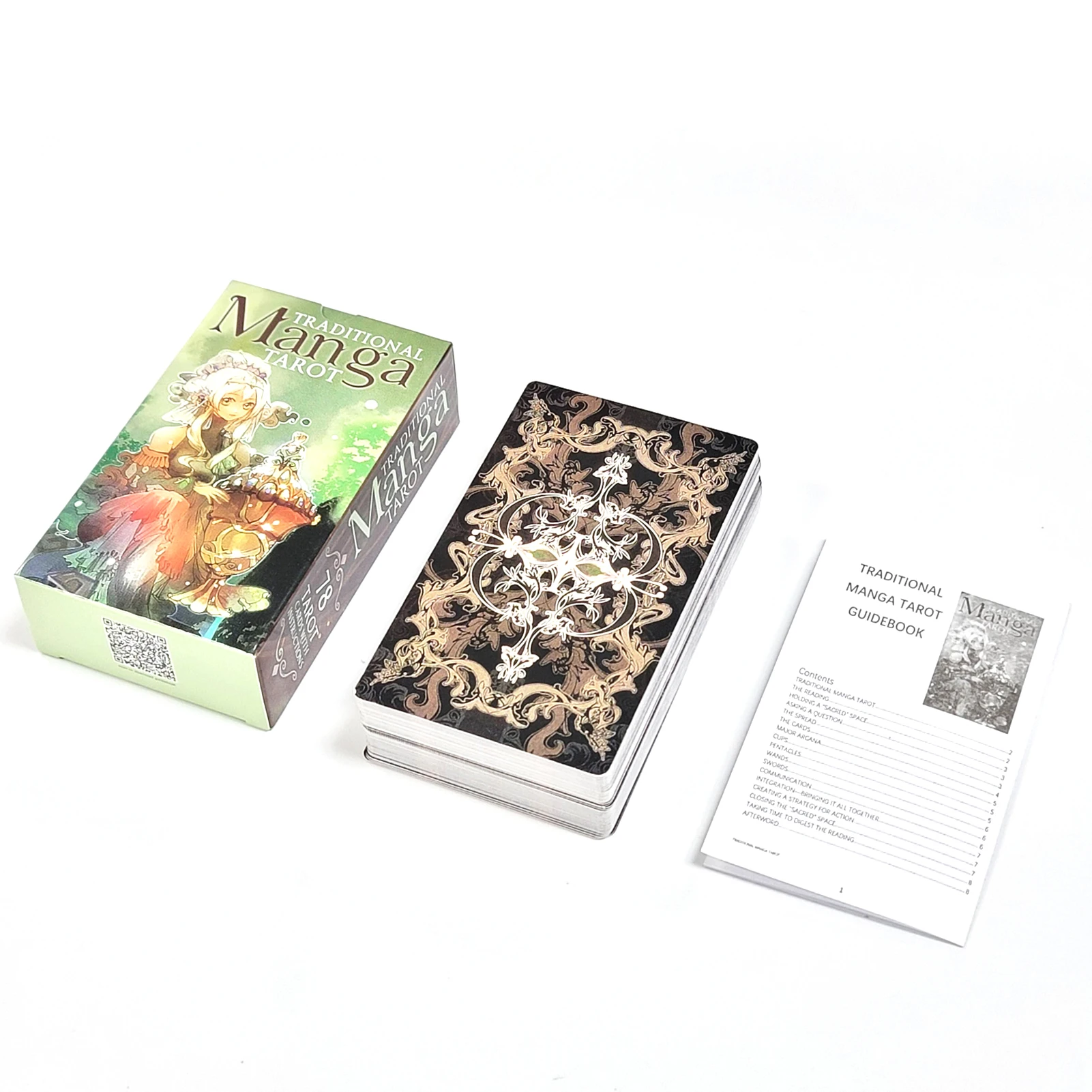 

New Tarot Cards Oracles Deck Mysterious Divination Mystical Manga Tarot Deck For Women Girls Cards Game Board Game