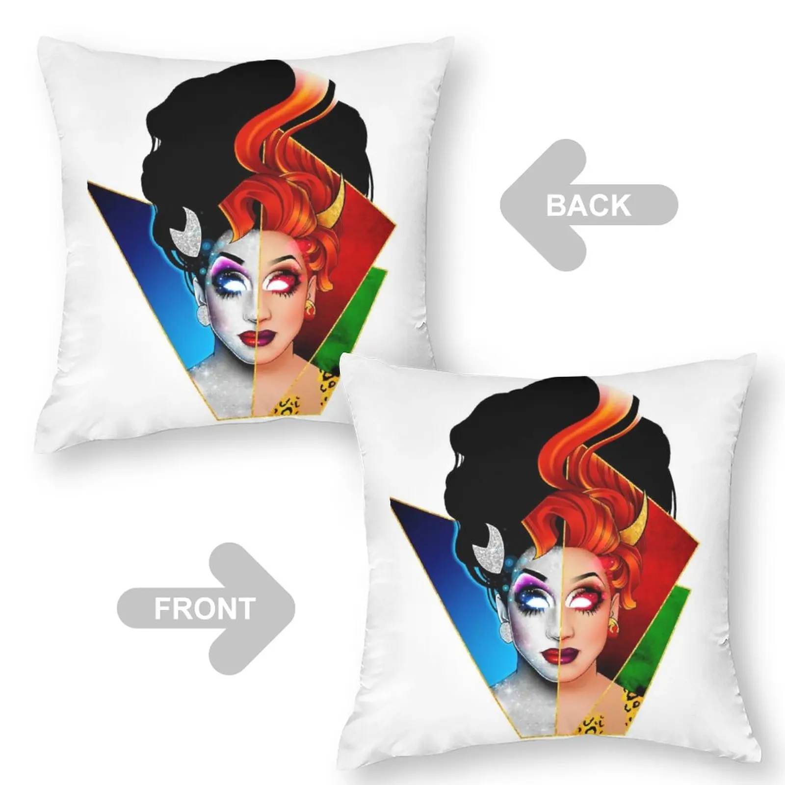 Чехол Bianca Del Rio для подушки чехол Drag Queen летний Ретро из полиэстера на молнии