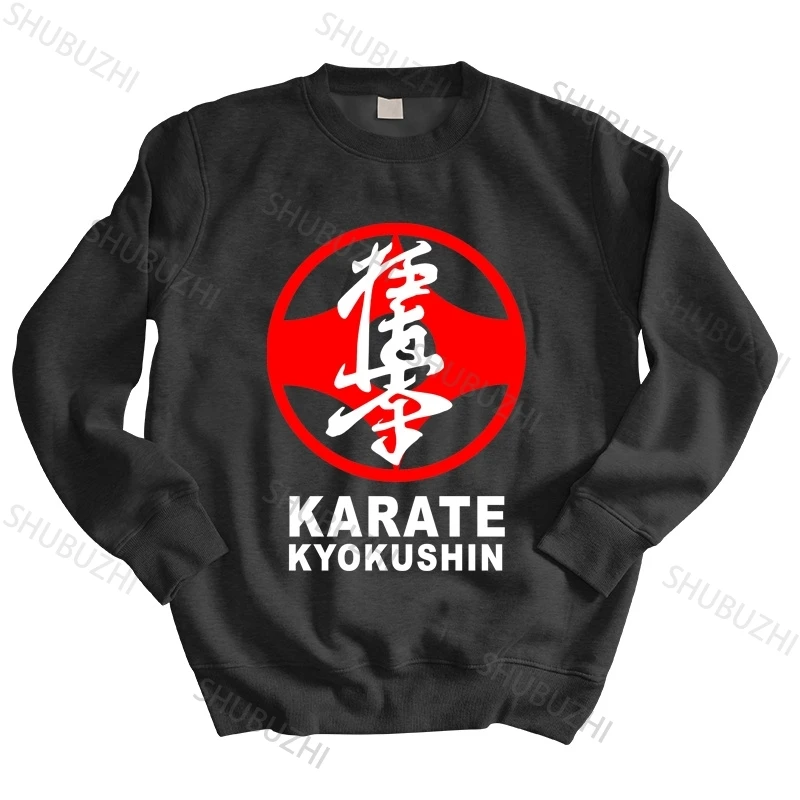 

cotton sweatshirt male hoody Karate Kyokushin Symbol Japan Martial Art hoodies Men thin mens shubuzhi hoodies