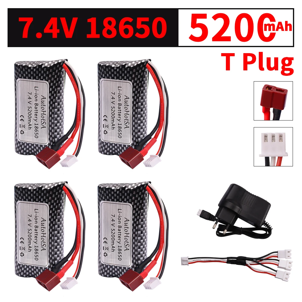 T Plug 7 4 В 5200 мАч липо-батарея для SCY-16101 SCY-16102 SCY-16103 SCY-16201 SCY-16301 SCY-16302 SCY-16303 запасные