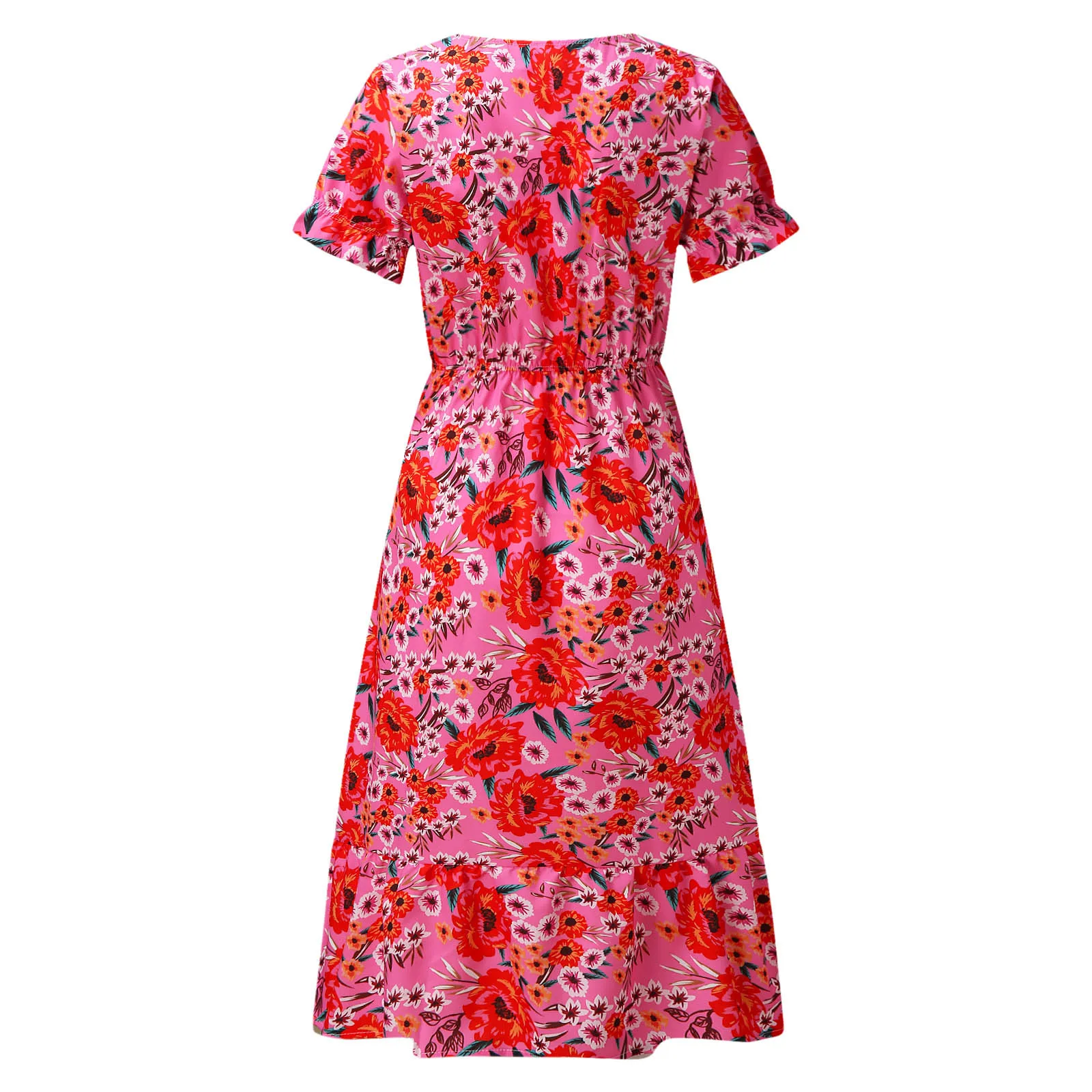 Длинное платье подружки невесты макси с рукавами v-образным вырезом пляжный