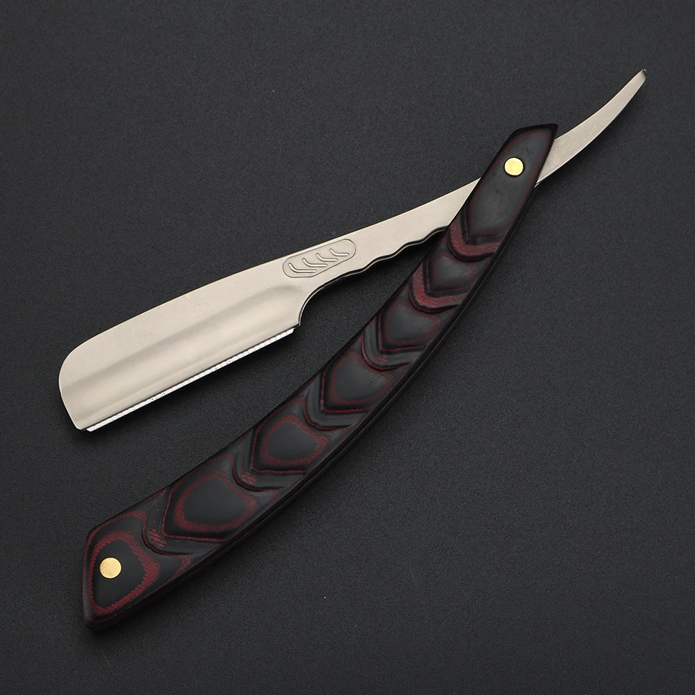 Деревянный триммер ручная бритва профессиональная с прямыми краями острый