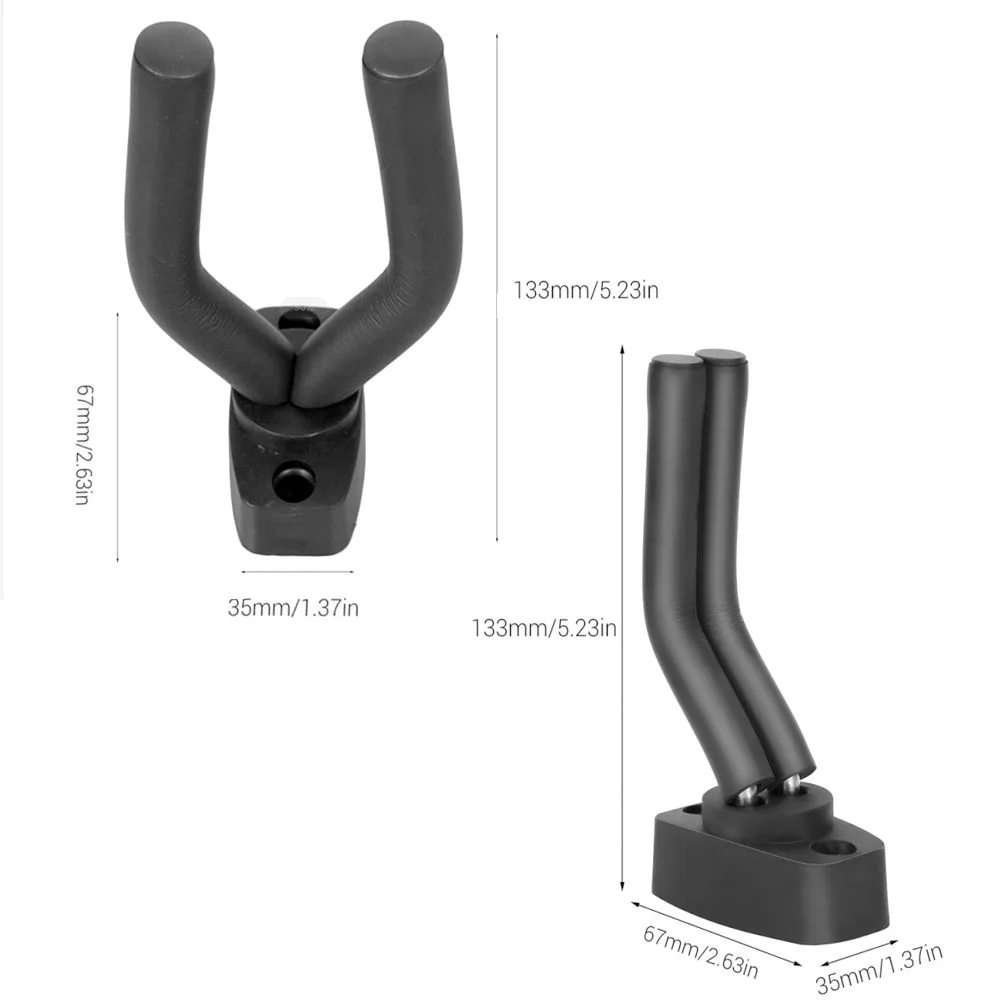 Wall Mount Guitar Hanger Hook Non-slip Holder Stand  for Acoustic Guitar Ukulele Violin Bass Guitar  Instrument Accessories