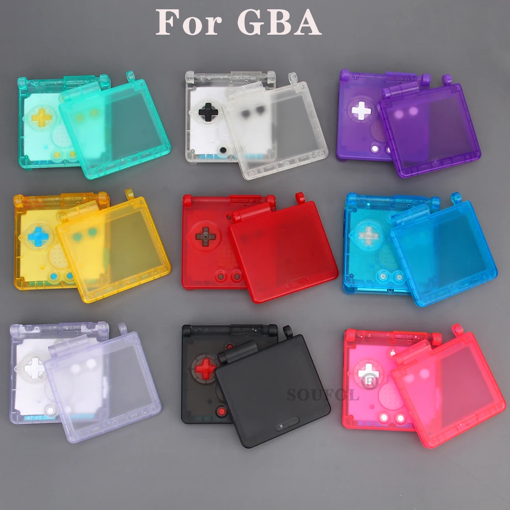 

Dropshipping Full Set Housing Cover Repairt Parts for Nintendo GBA SP Case for Gameboy Advance SP Shell Screwdriver buttons