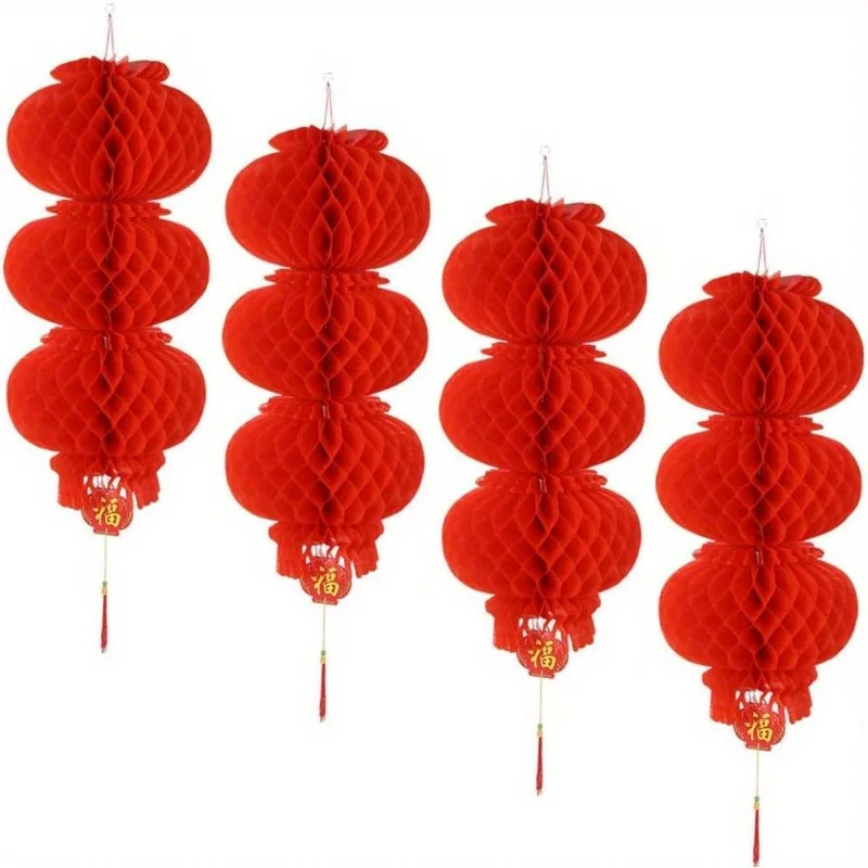 

Китайские бумажные фонарики 6 шт.