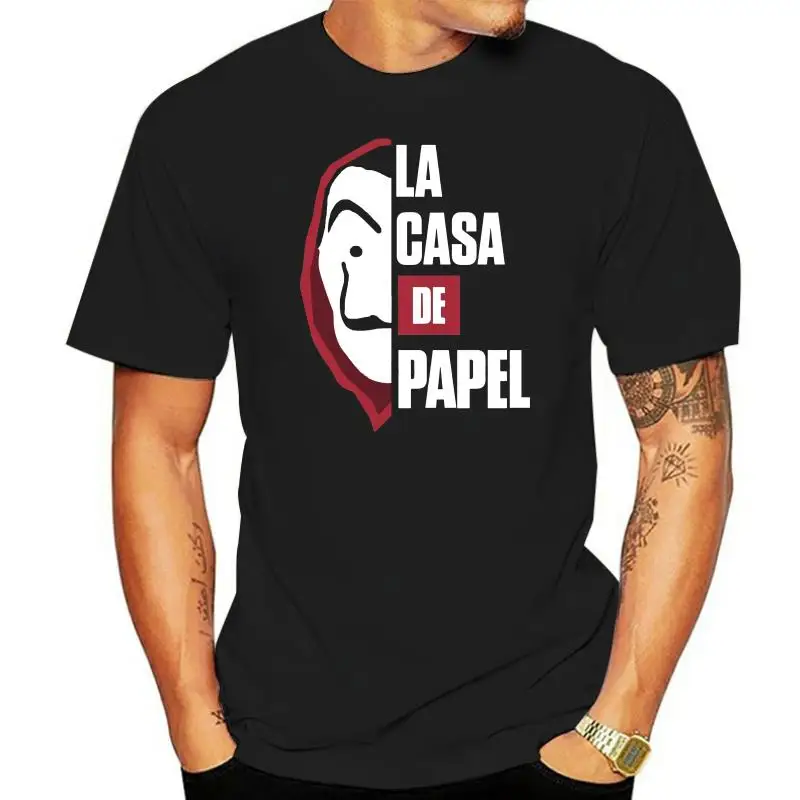 

Men tshirt LA CASA DE PAPEL cool Printed T-Shirt tees top